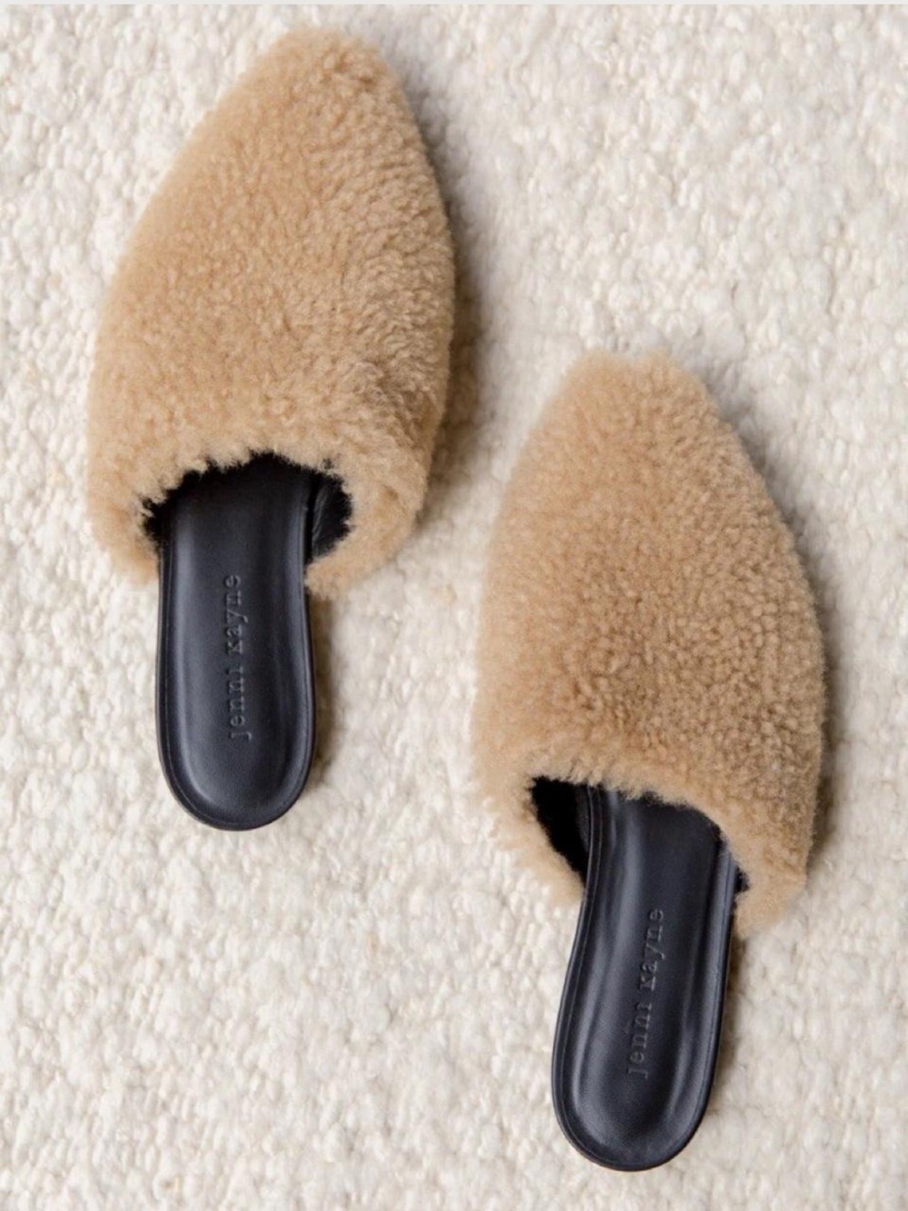 Jenni Kayne Slip-On Mules - Tan